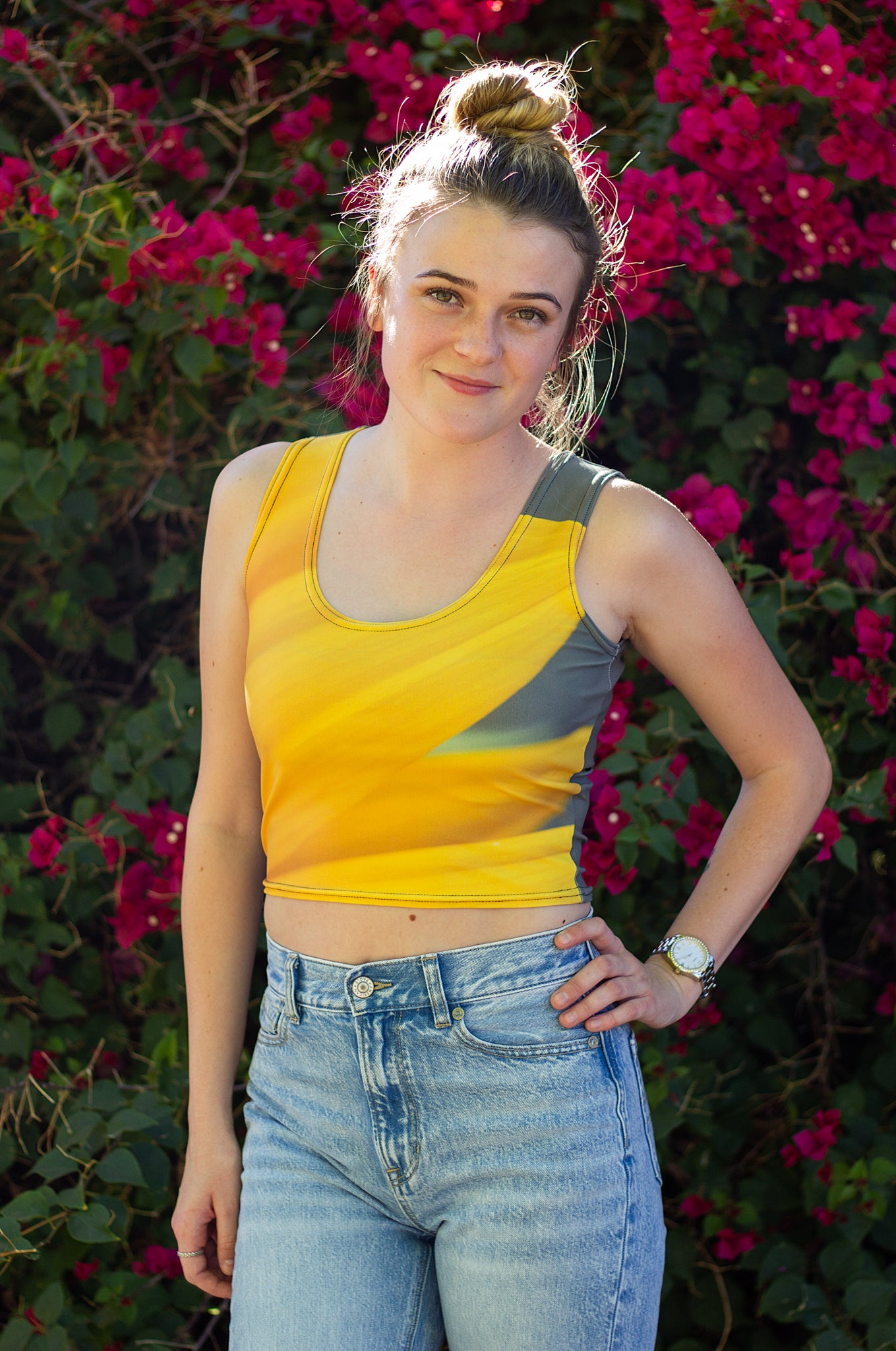 Sunflower Crop Top