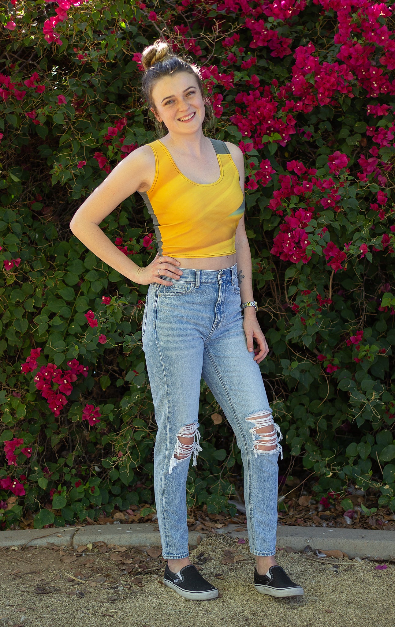 Sunflower Crop Top