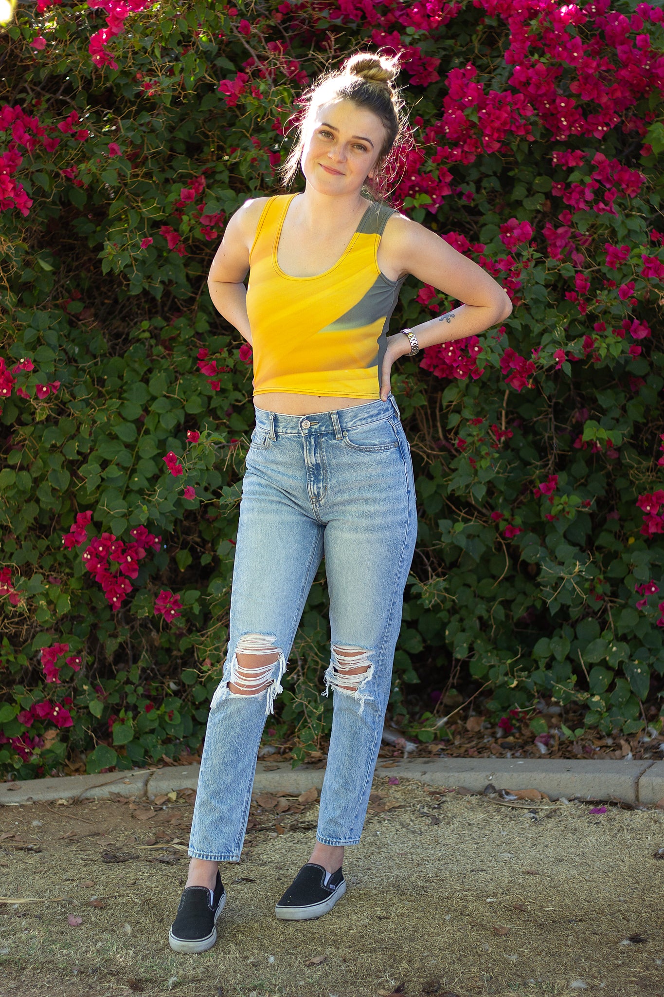 Sunflower Crop Top