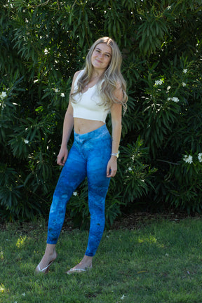 Crystal Mid-Rise Leggings