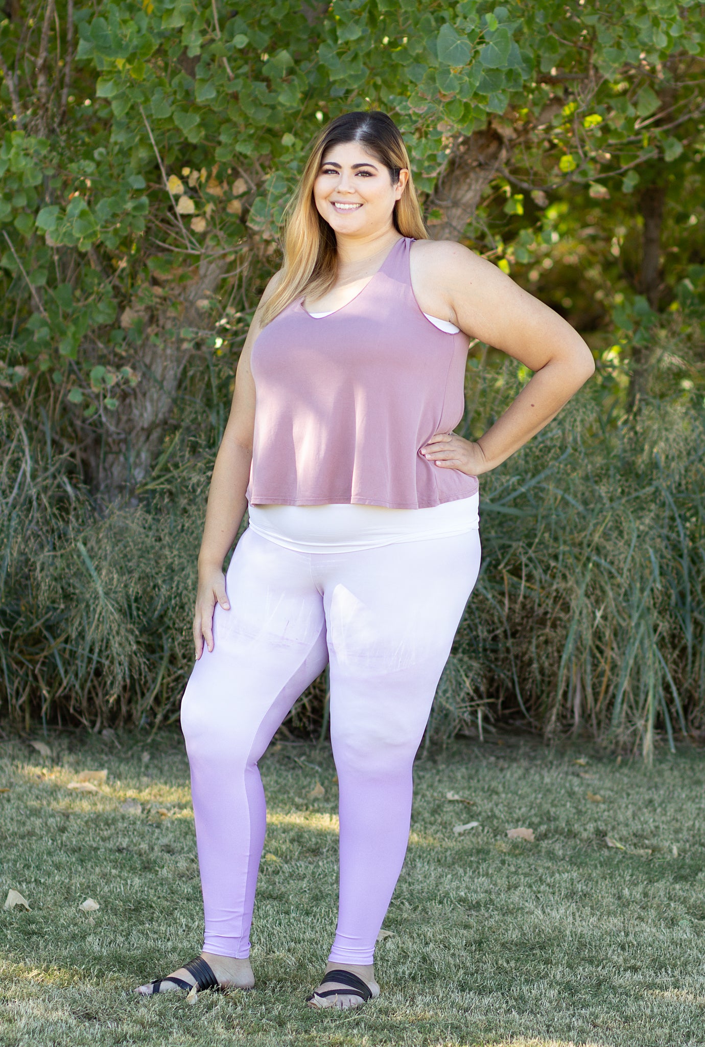 Plus Size High Waisted Leggings