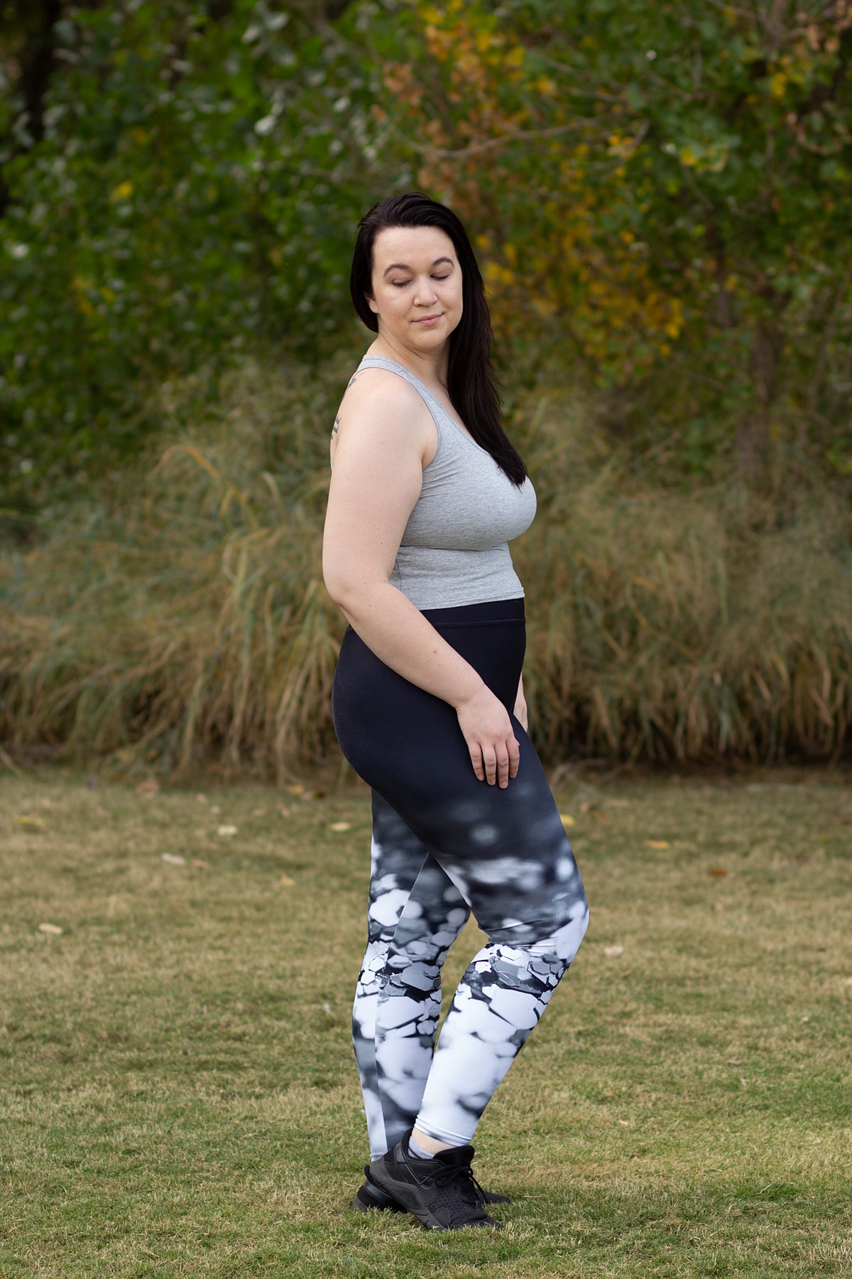 Glitter Bomb Plus Size High Waisted Leggings