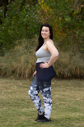 Glitter Bomb Plus Size High Waisted Leggings