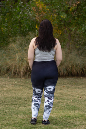 Glitter Bomb Plus Size High Waisted Leggings